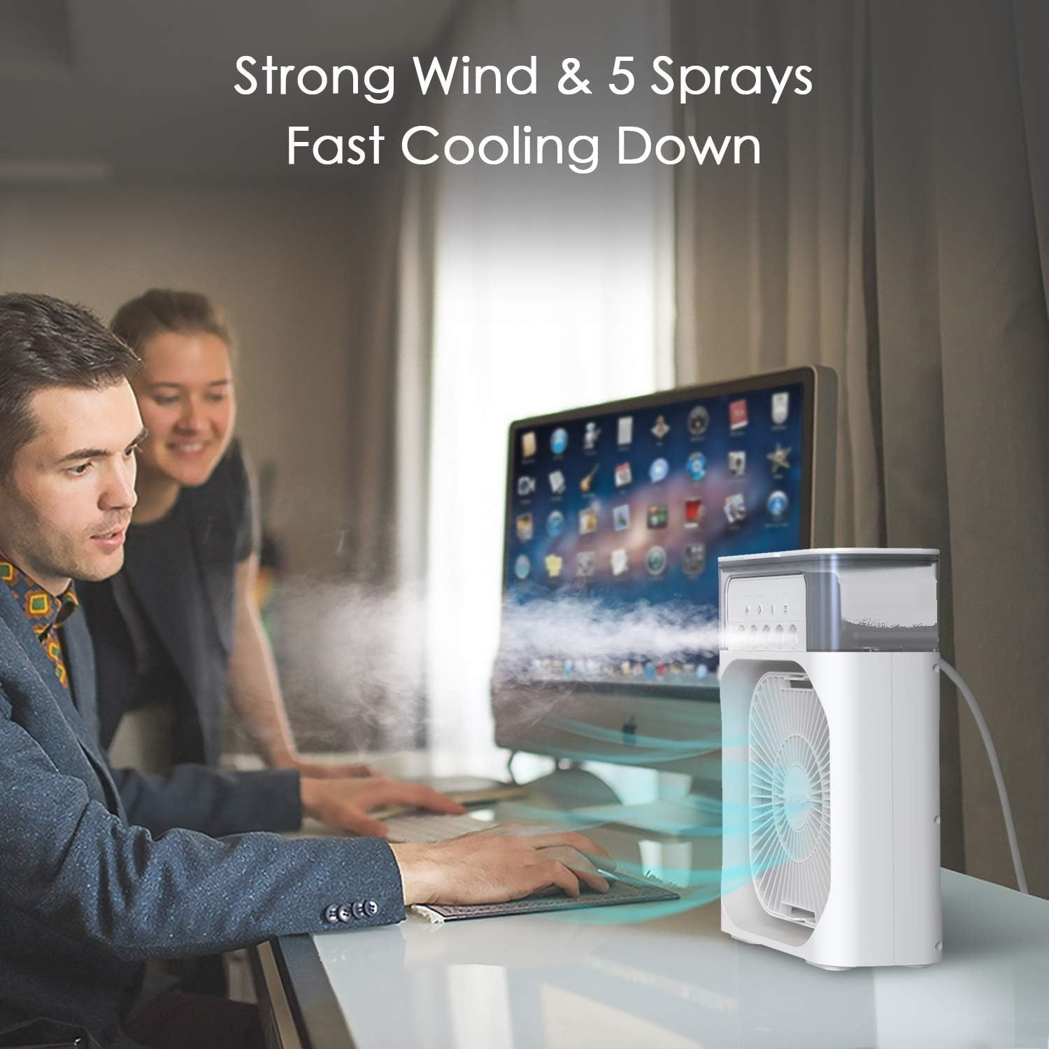 Image of vivaglo 3.99 L Room /Personal Air Cooler (Multicolor, Portable Cool Breeze Mini Air Cooler)