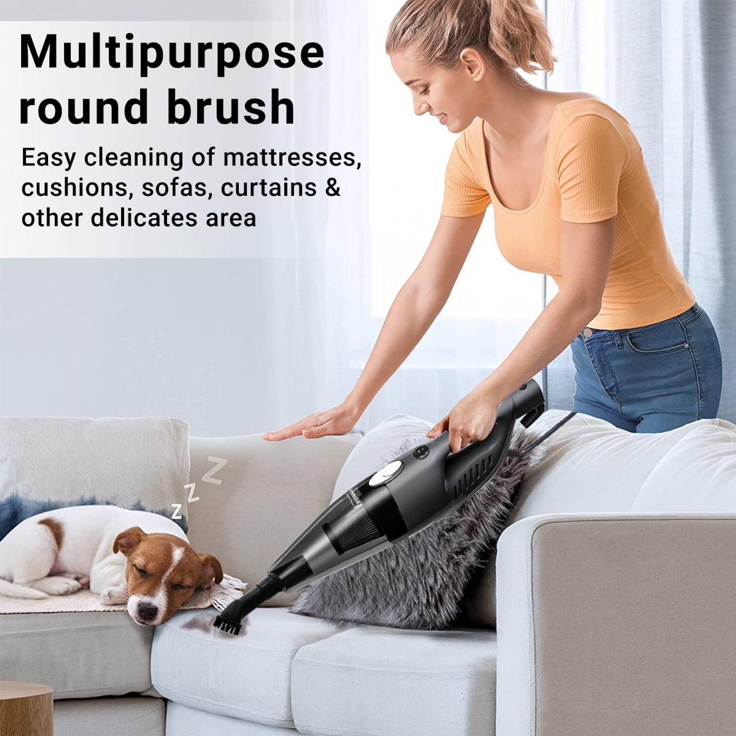 Image of Inalsa Dura Clean Hand-held Vacuum Cleaner with Reusable Dust Bag