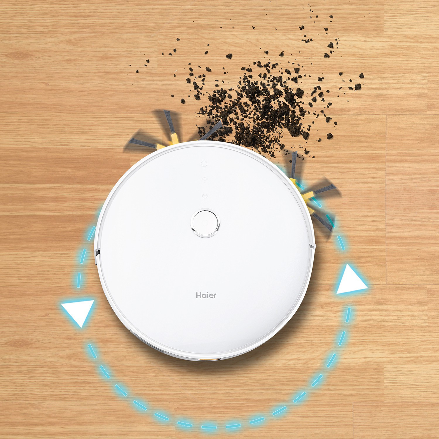 Image of Haier TH27U1 Robotic Floor Cleaner (WiFi Connectivity, Google Assistant and Alexa)