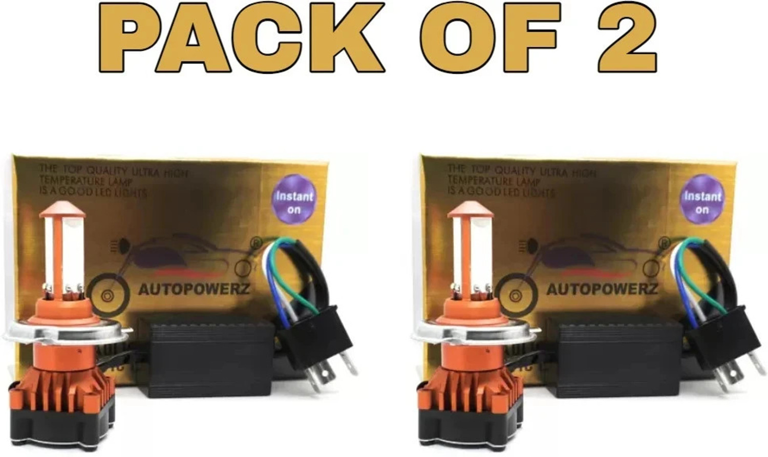 AutoPowerz 40W HEADLIGHT 2 PCS Headlight Car, Motorbike LED (12 V, 40 W)