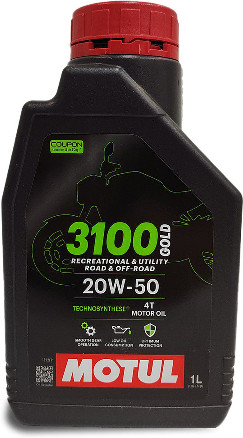 MOTUL 4T 20W-50 Technosynthese Synthetic Blend Engine Oil