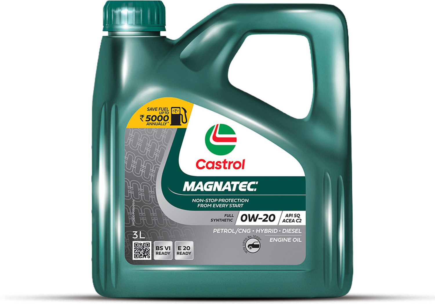Castrol Magnatec Stop-Start 0W-20 3L Full Synthetic Oil – ₹1,716