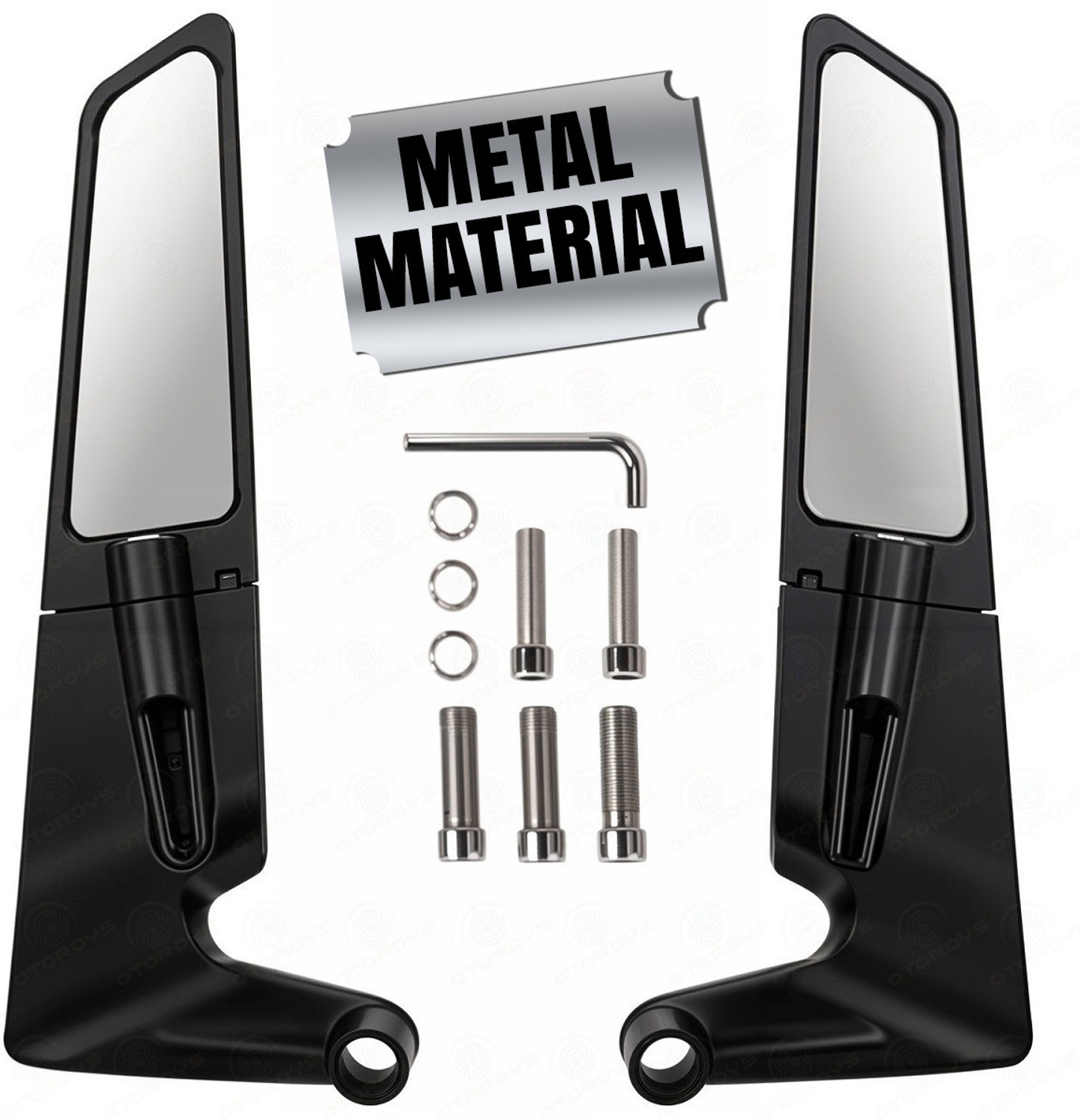 Otoroys Manual Rear View Mirror for Yamaha, Honda – Universal Fit for Bike, 39% Off Flipkart Deal Upgrade Safety Easy Install Now