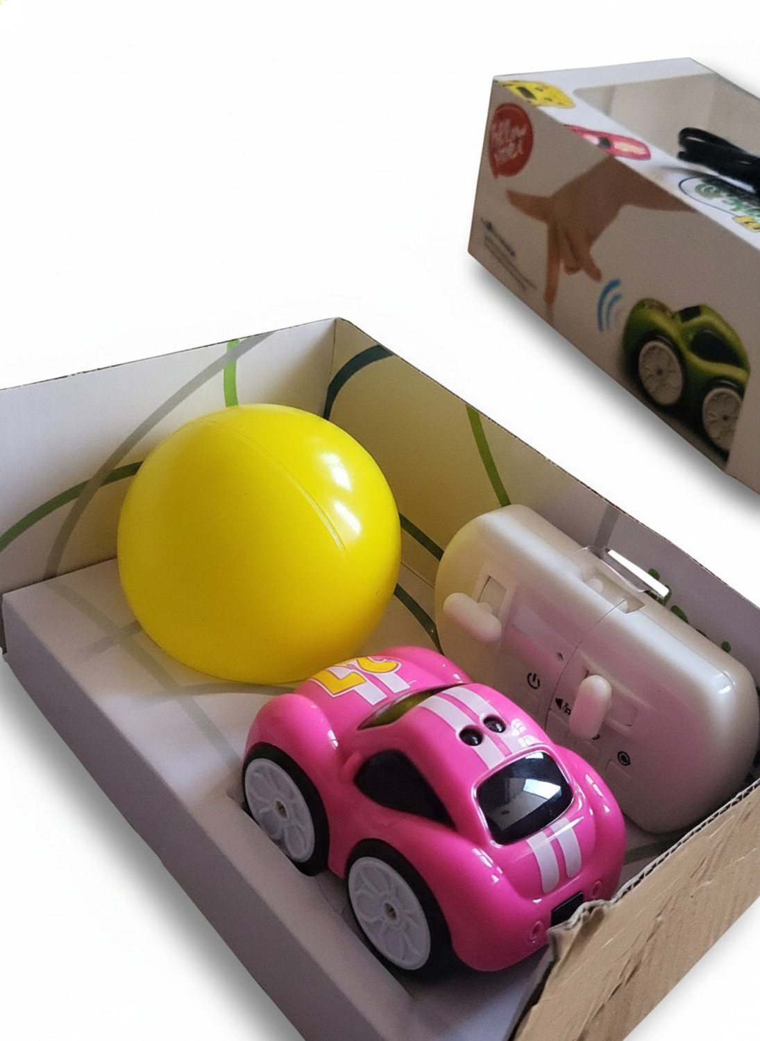 Image of ZIVYTOYS FOLLOW ME CAR TOY FOR KIDS (Pink, Pack of: 1)