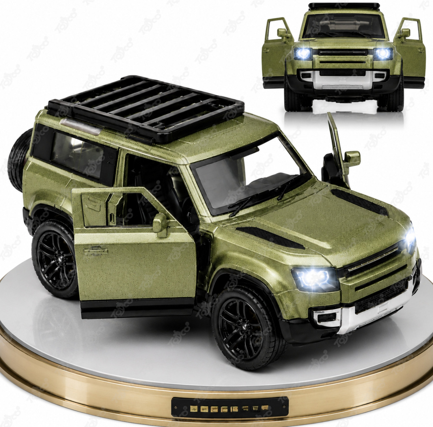 Toyco 1:36 Scale Alloy Die-Cast Metal SUV Car Toy for Kids ( Open Door & Pull Back )LX