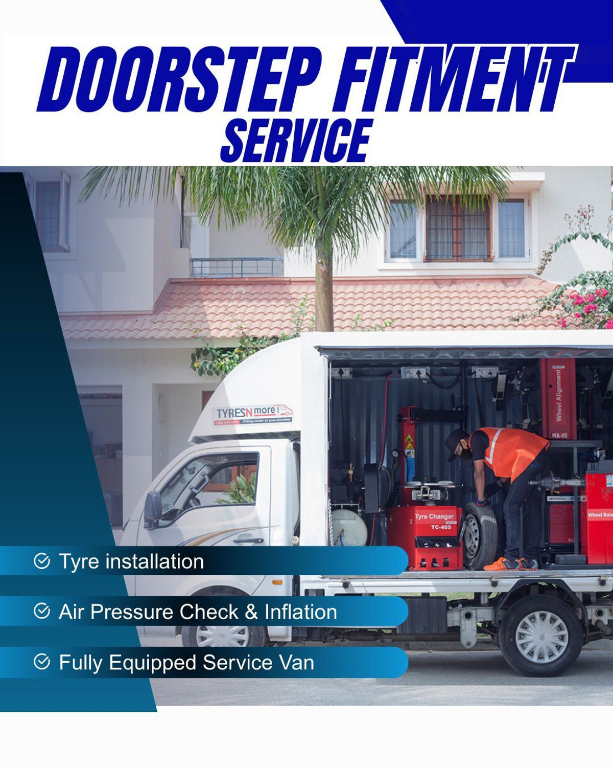Image of Goodyear with Doorstep Installation KELLY 175 /65 R14 VFM 7 82T TUBELESS TYRE 4 Wheeler Tyre (175 /65 R14, Tube Less)