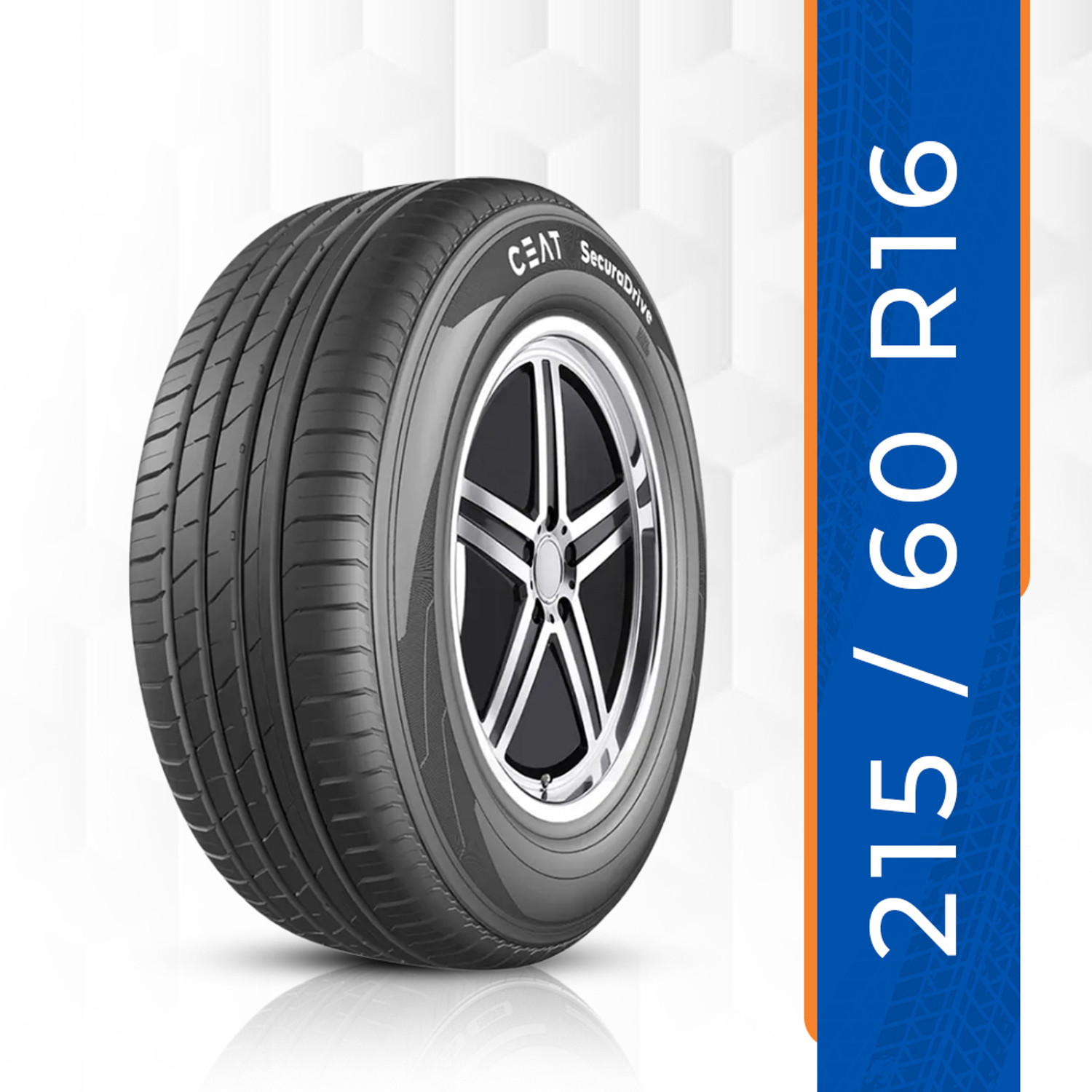 CEAT 215/60R16 SECURA DRIVE TL 95H 4 Wheeler Tyre