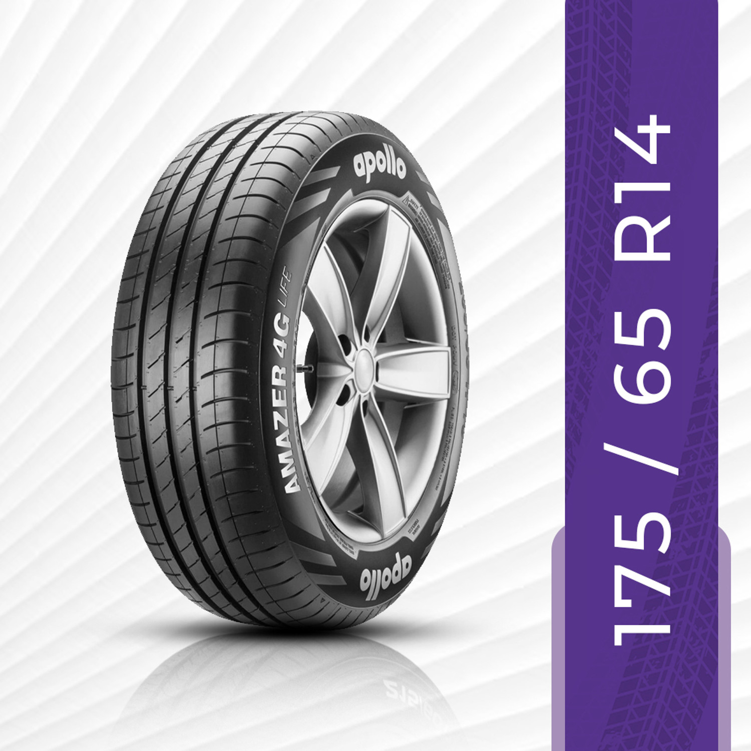 Image of Goodyear with Doorstep Installation KELLY 175 /65 R14 VFM 7 82T TUBELESS TYRE 4 Wheeler Tyre (175 /65 R14, Tube Less)