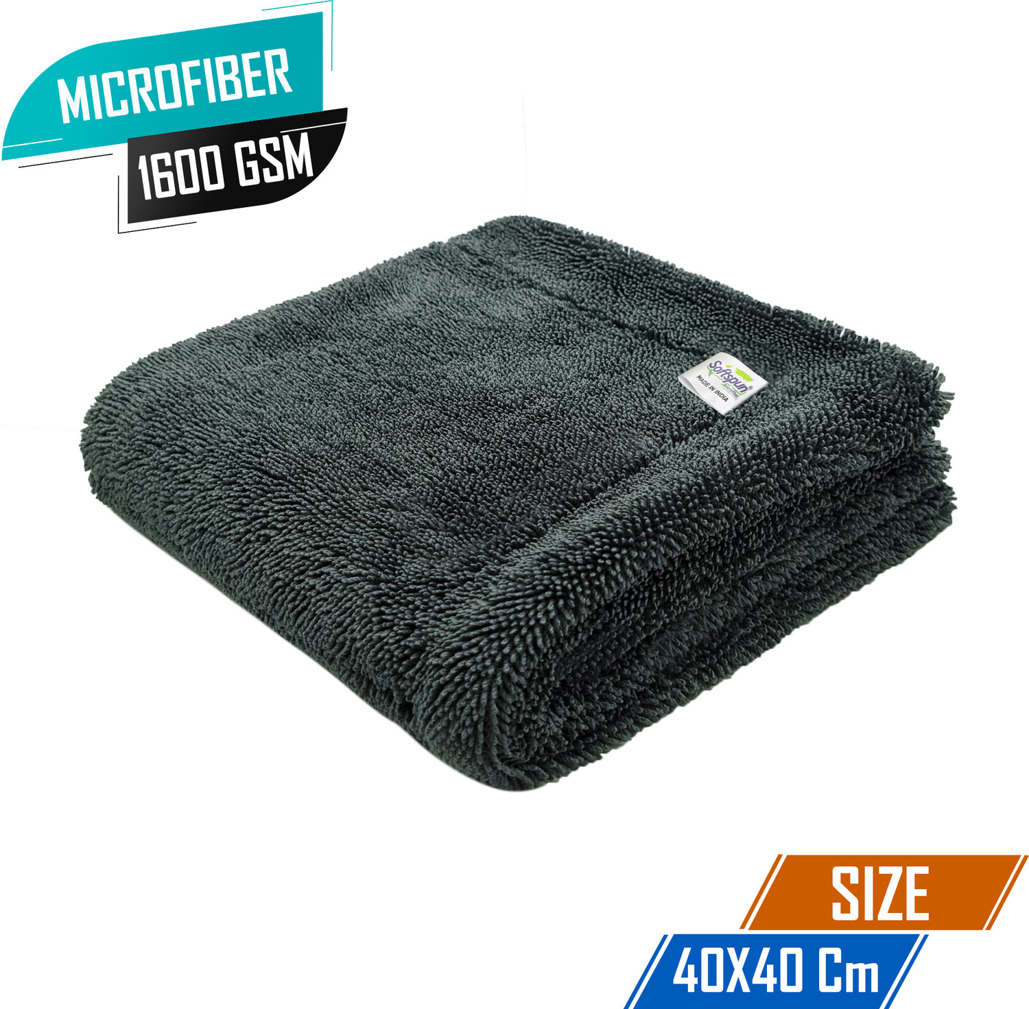 SOFTSPUN Microfiber Vehicle Washing Cloth