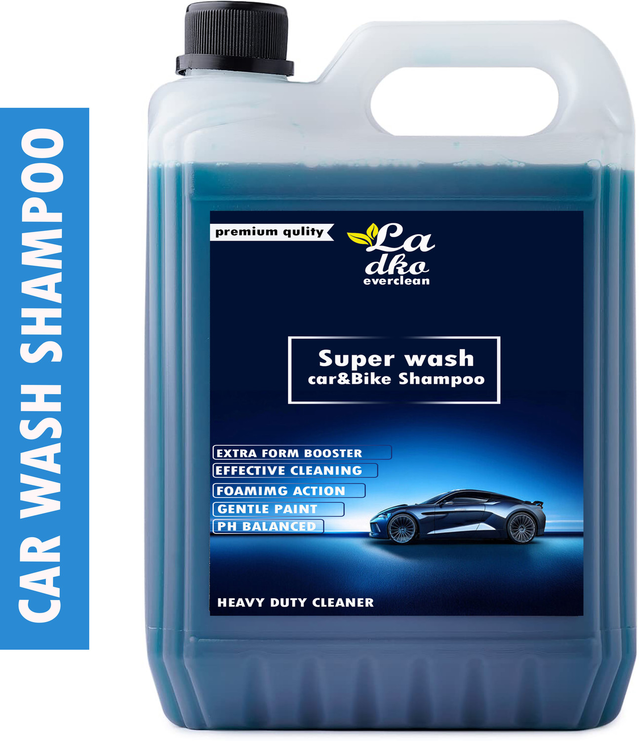 Image of GROVANTI ORGANIC High Foam Car Shampoo Car Washing Liquid(5L+5L) Car Washing Liquid Car Washing Liquid (10000 ml)