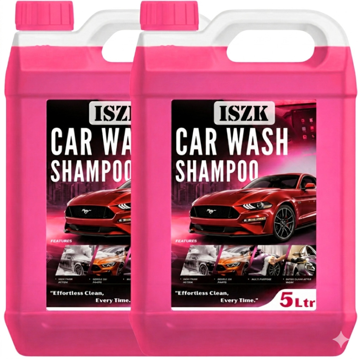 Image of GROVANTI ORGANIC High Foam Car Shampoo Car Washing Liquid(5L+5L) Car Washing Liquid Car Washing Liquid (10000 ml)