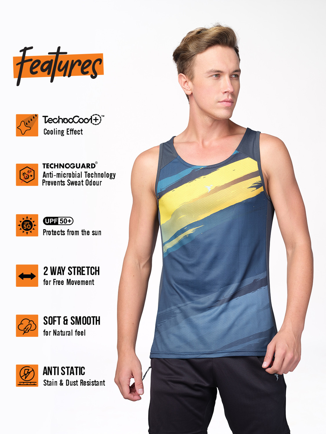 Image of TECHNOSPORT Men Vest