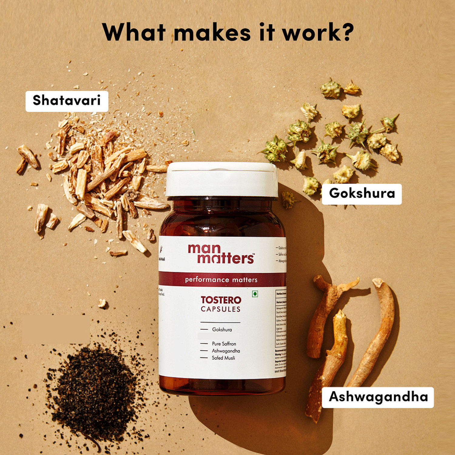 Image of Man Matters Tostero Capsules For Men | For Strength, Stamina & Muscle Growth