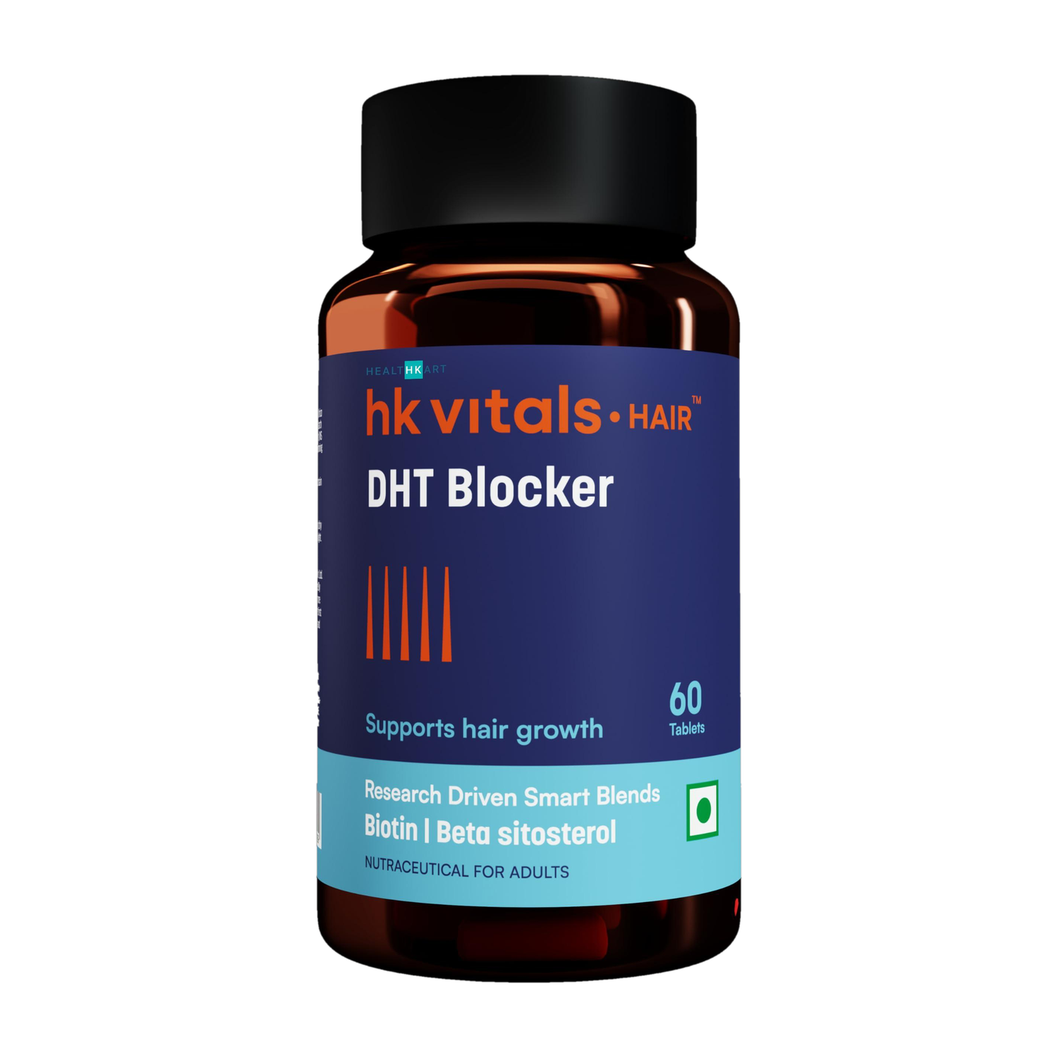 HEALTHKART HK Vitals DHT Blocker with Biotin, Helps Reduce Hair Fall, 60 No