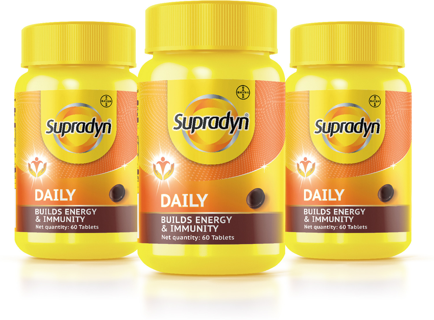Supradyn Daily Multivitamin with 12 Vitamins, Zinc|For Immunity & Energy Tablets