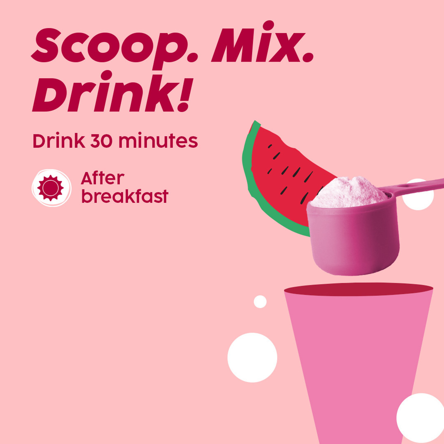 Image of The Plant Fix Plix Collagen Booster Powder | Hydration,Skin Health & Antioxidant Support,Watermelon