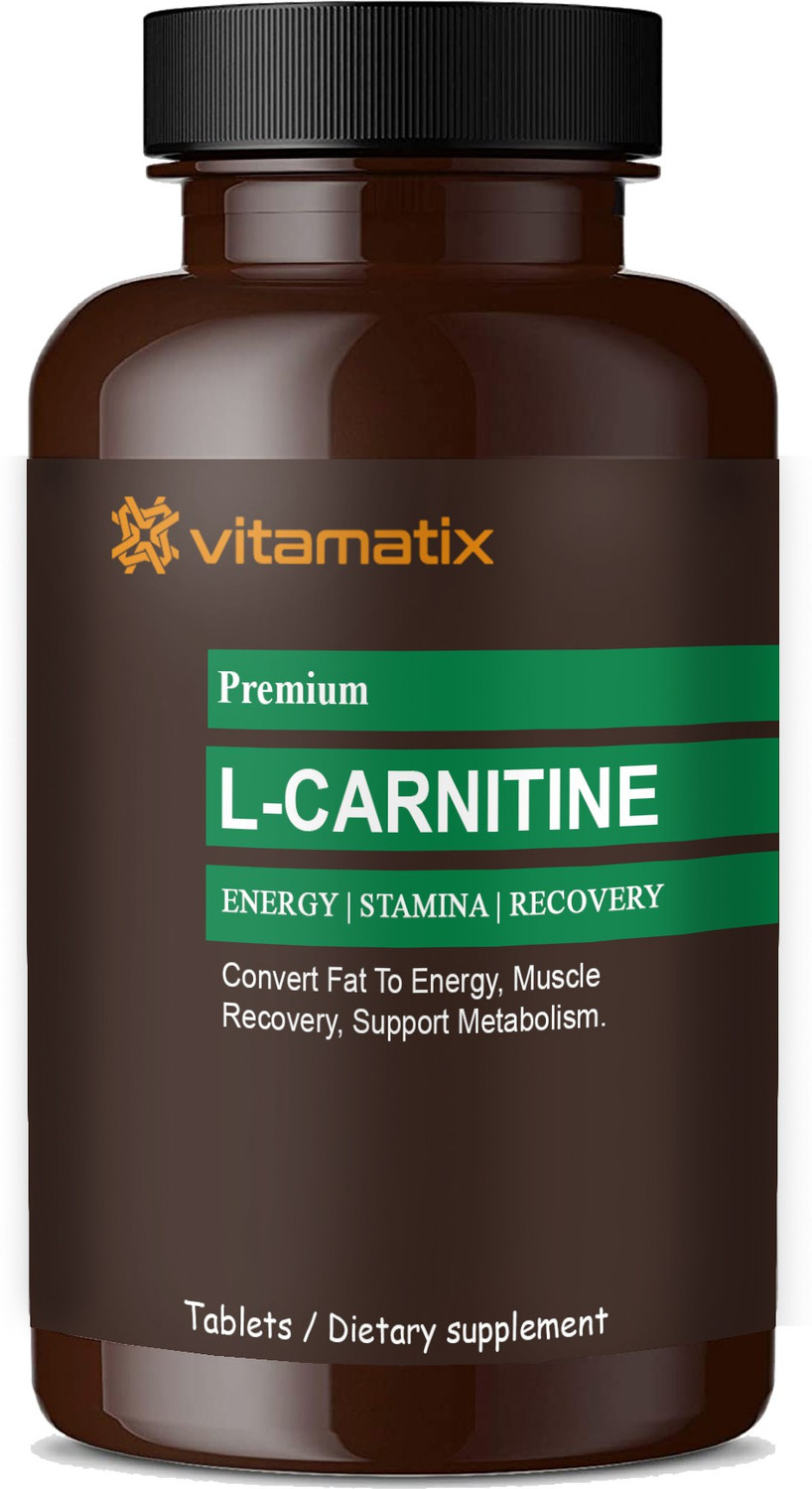 Image of Vitamatix L Carnitine L Tartrate - Fat Burner Tablets (K67)