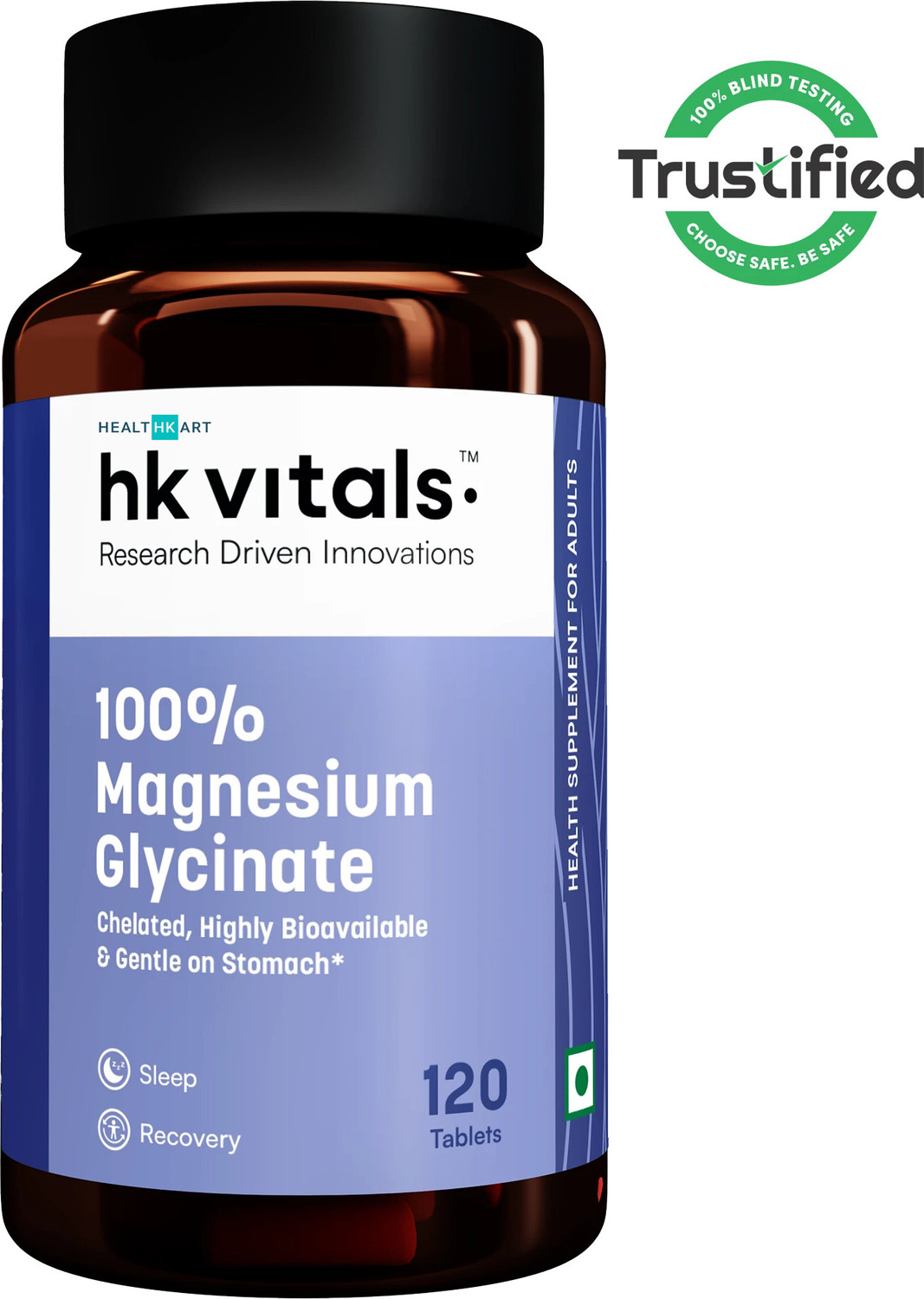 HEALTHKART hk vitals Magnesium Glycinate(1682mg) for Better Sleep Quality & Muscle Recovery