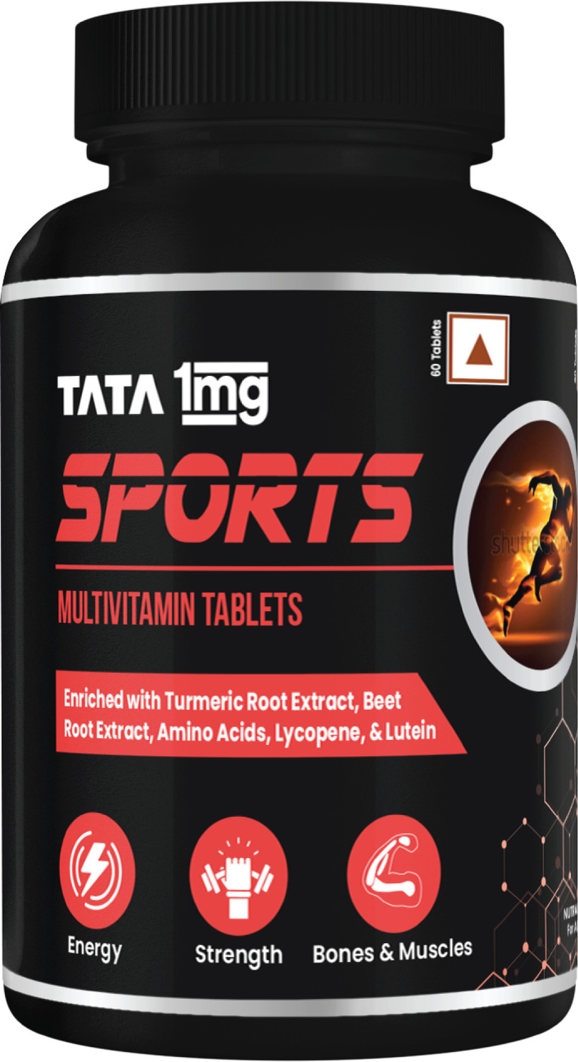 TATA 1mg Multivitamin with Zinc, Calcium and Iron for Energy & Immunit