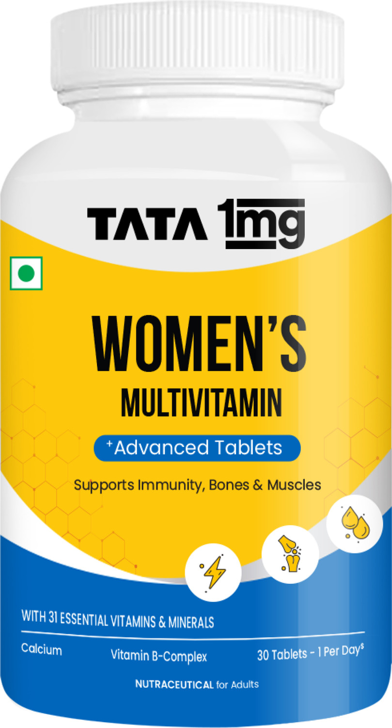 TATA 1mg Womens Multivitamin Veg Tablet with Zinc