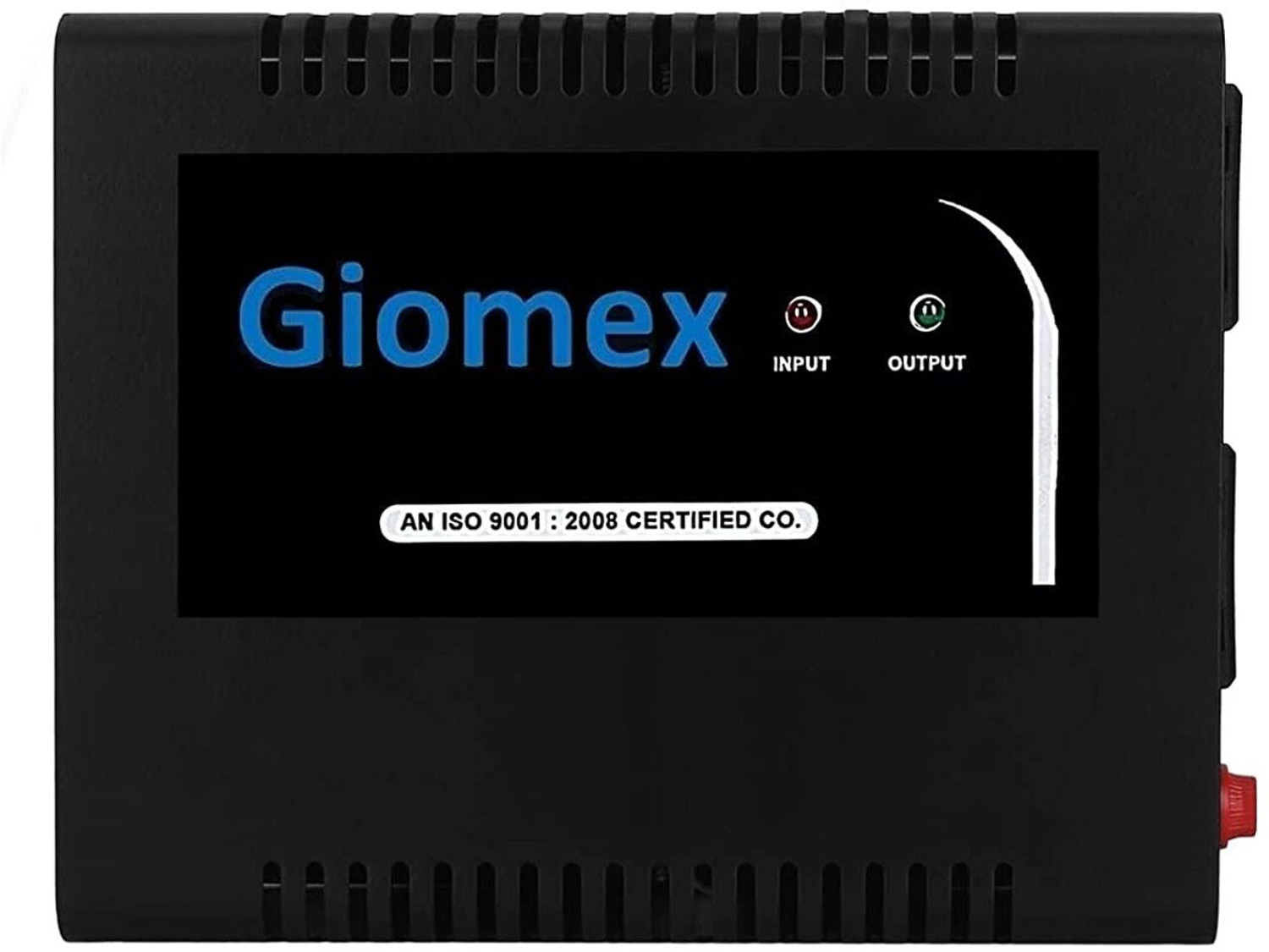 Image of Giomex GMX65TV-B Voltage Stabilizer for LED TV / Smart TV 32'' to 65 Inches + Set Top Box (Black)