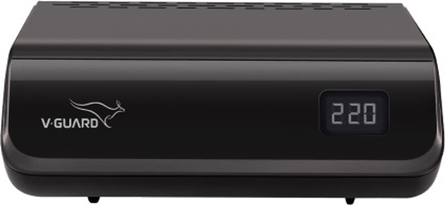 Image of Giomex GMX65TV-B Voltage Stabilizer for LED TV / Smart TV 32'' to 65 Inches + Set Top Box (Black)