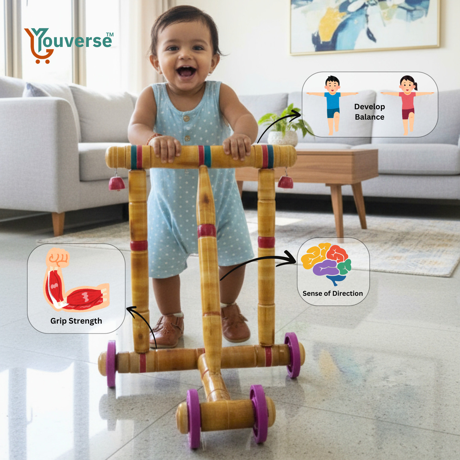 Image of youverse Activity Walker (Gold)