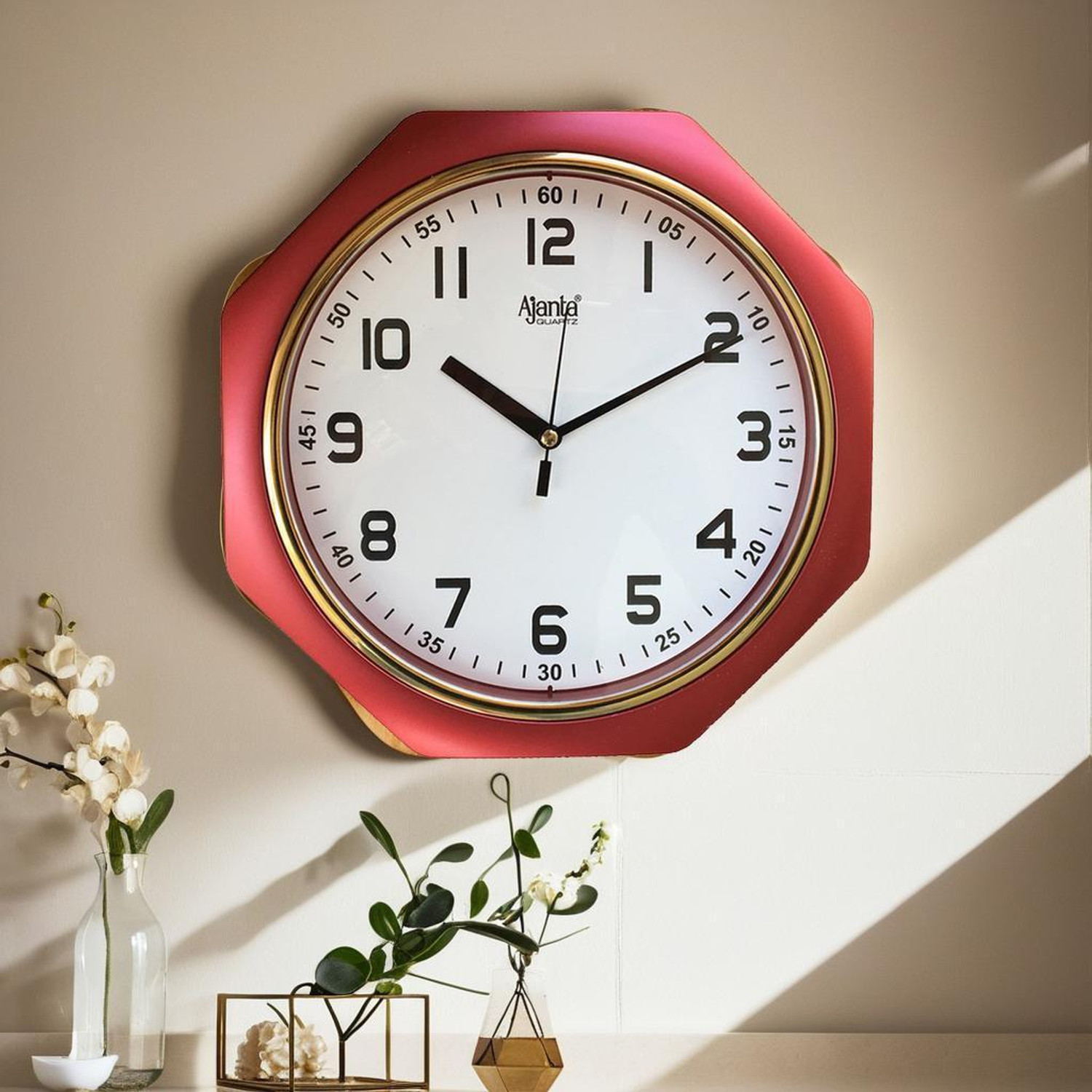 AJANTA Analog 25 cm X 25 cm Wall Clock