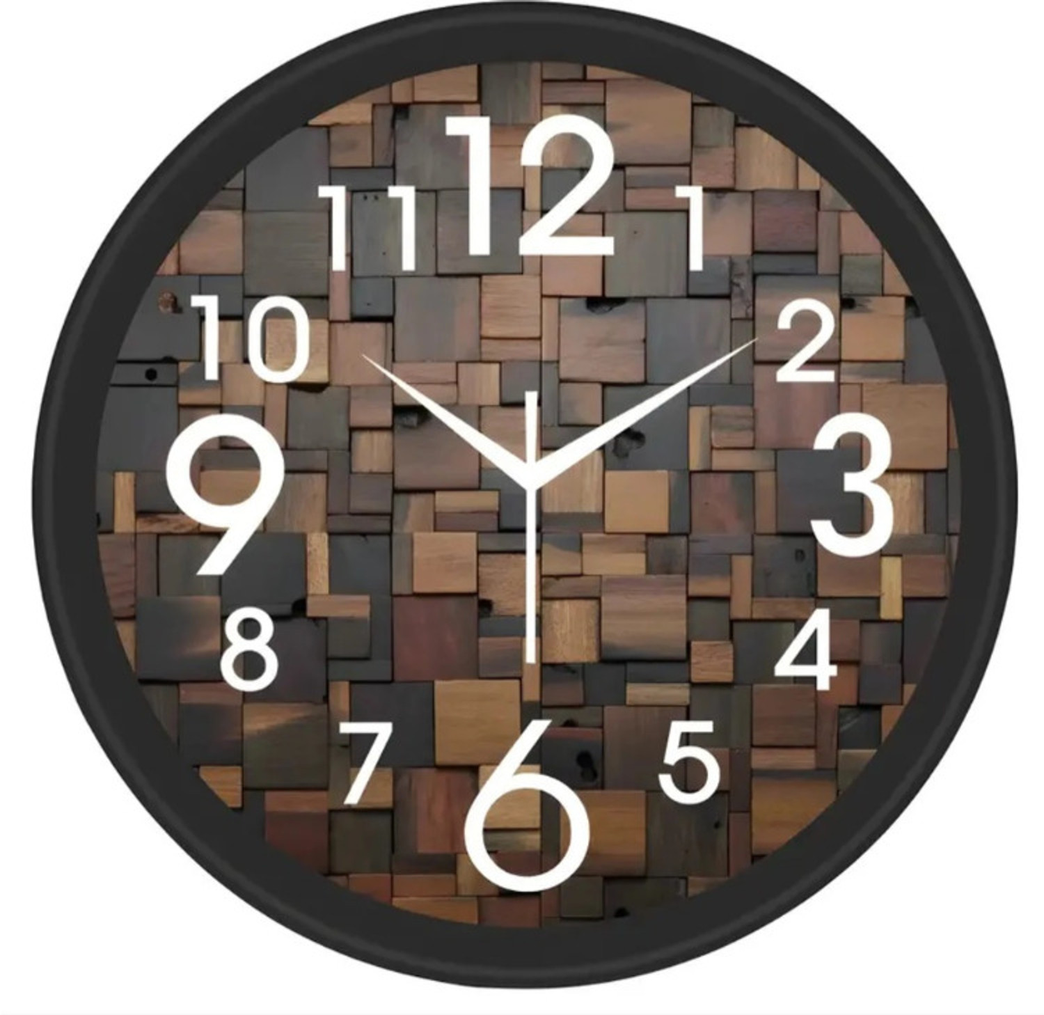 Image of siya trading Analog 25 cm X 25 cm Wall Clock (Multicolor, With Glass, Standard)