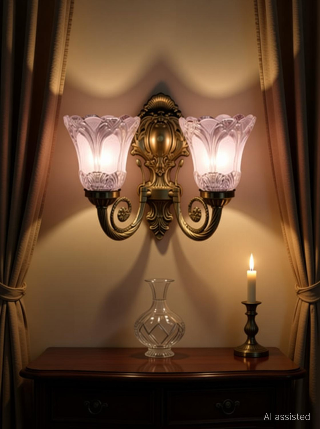 RUDRAAKSH Uplight Wall Lamp