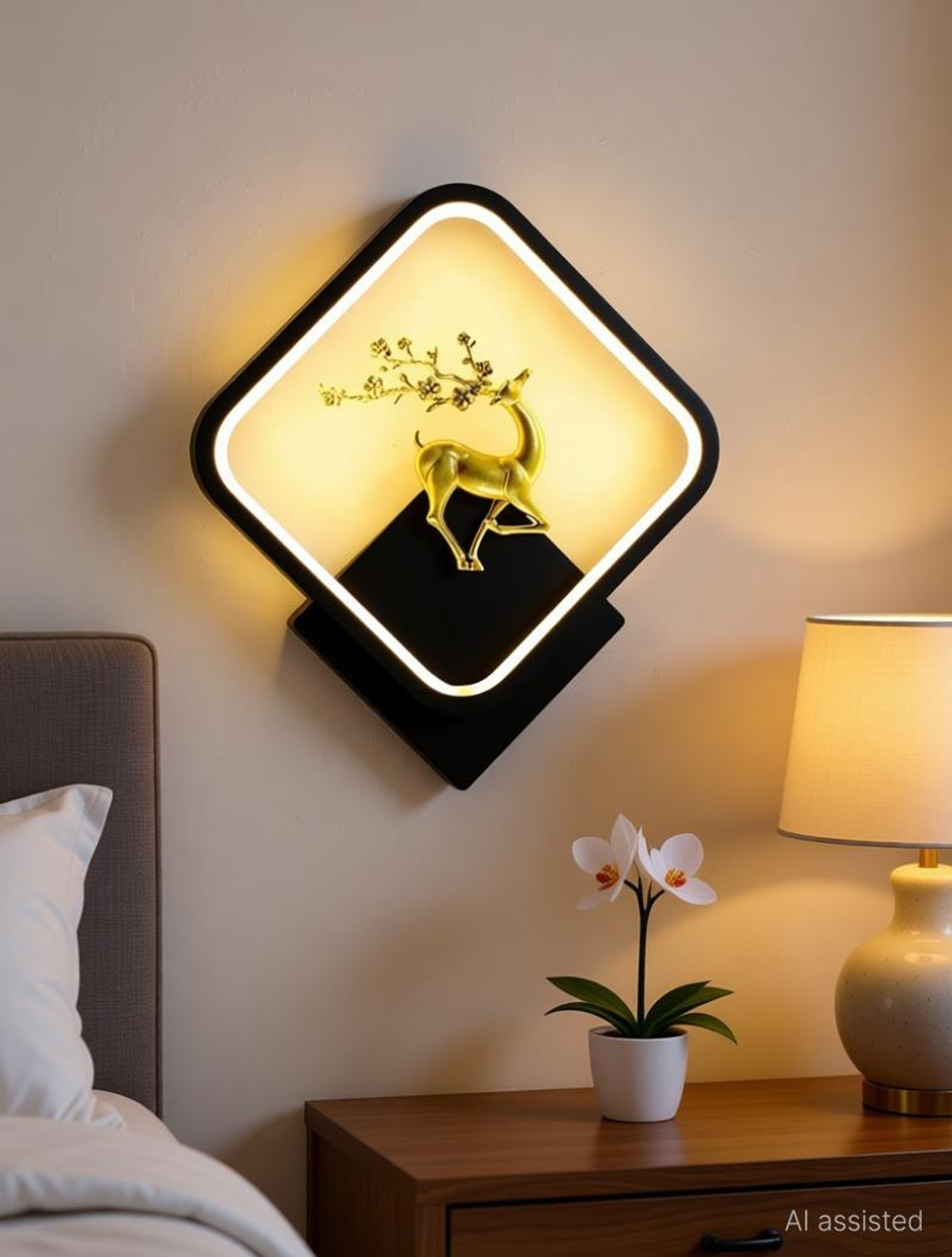 Lumina Swing Arm Wall Light Wall Lamp With Bulb