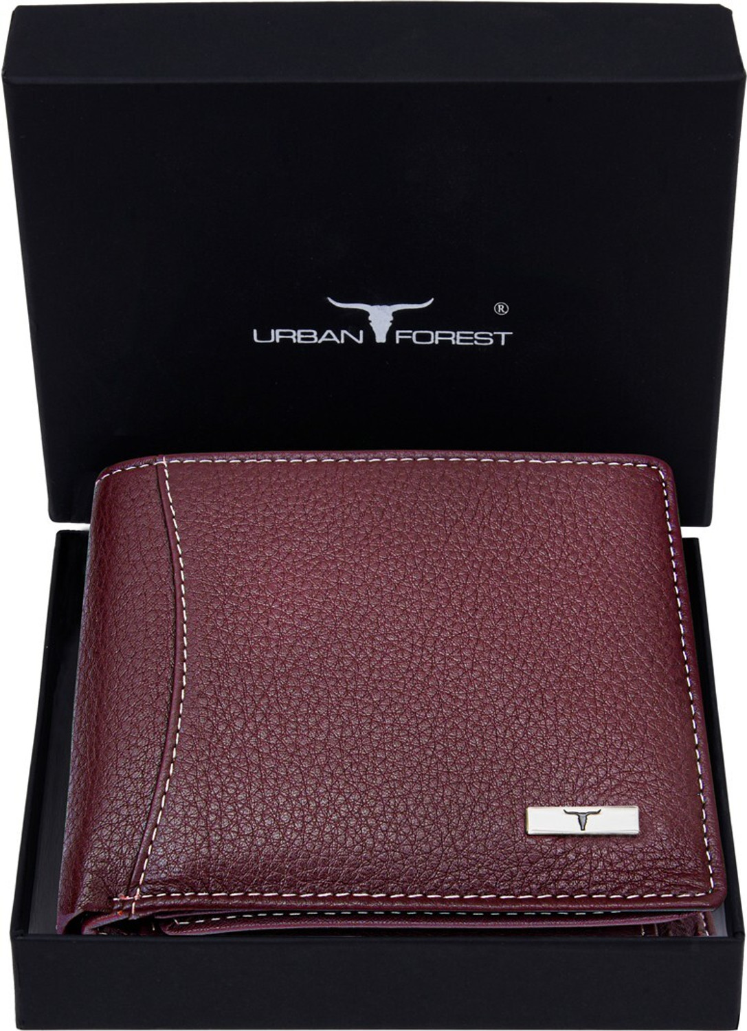 Men Brown Genuine Leather Wallet - Mini  (6 Card Slots)
