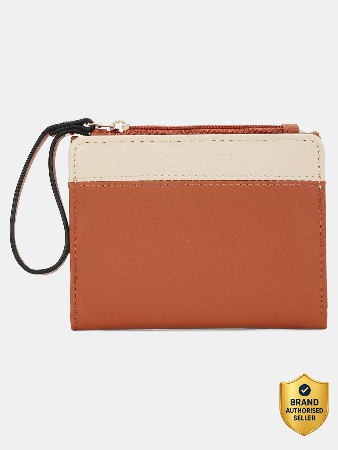 Fastrack Women Casual Tan Fabric Wallet