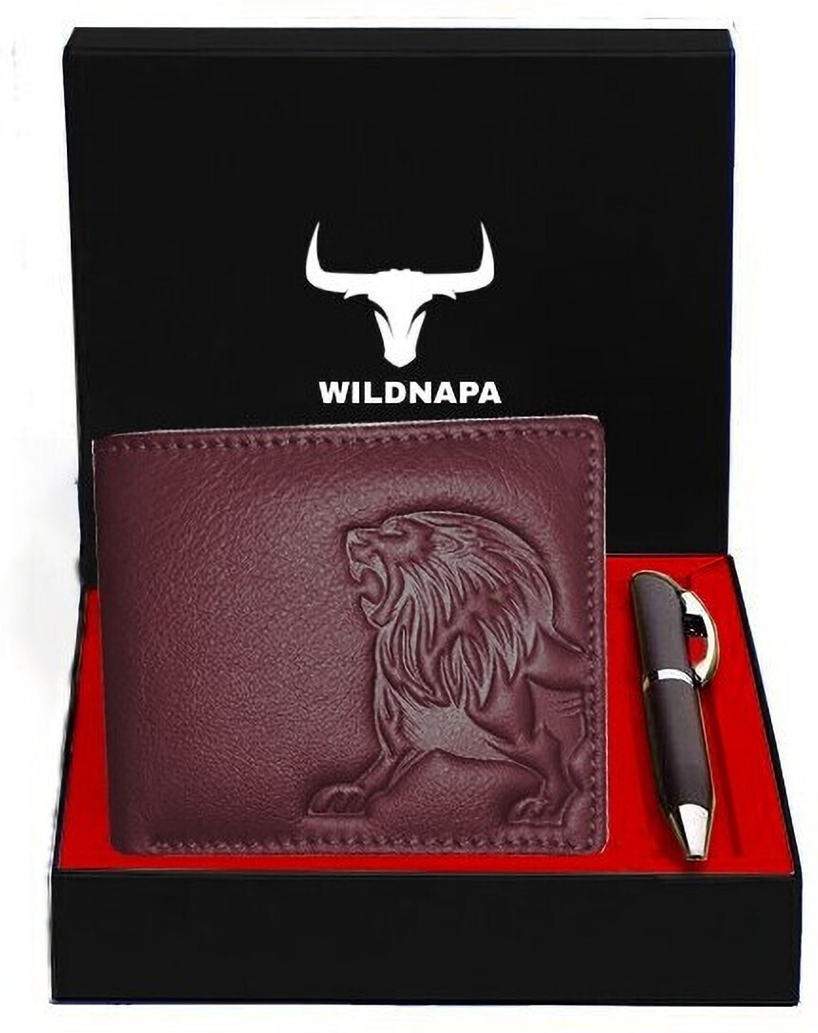 Image of KILLER Men Casual, Formal Brown Artificial Leather RFID Card Holder (11 Card Slots)
