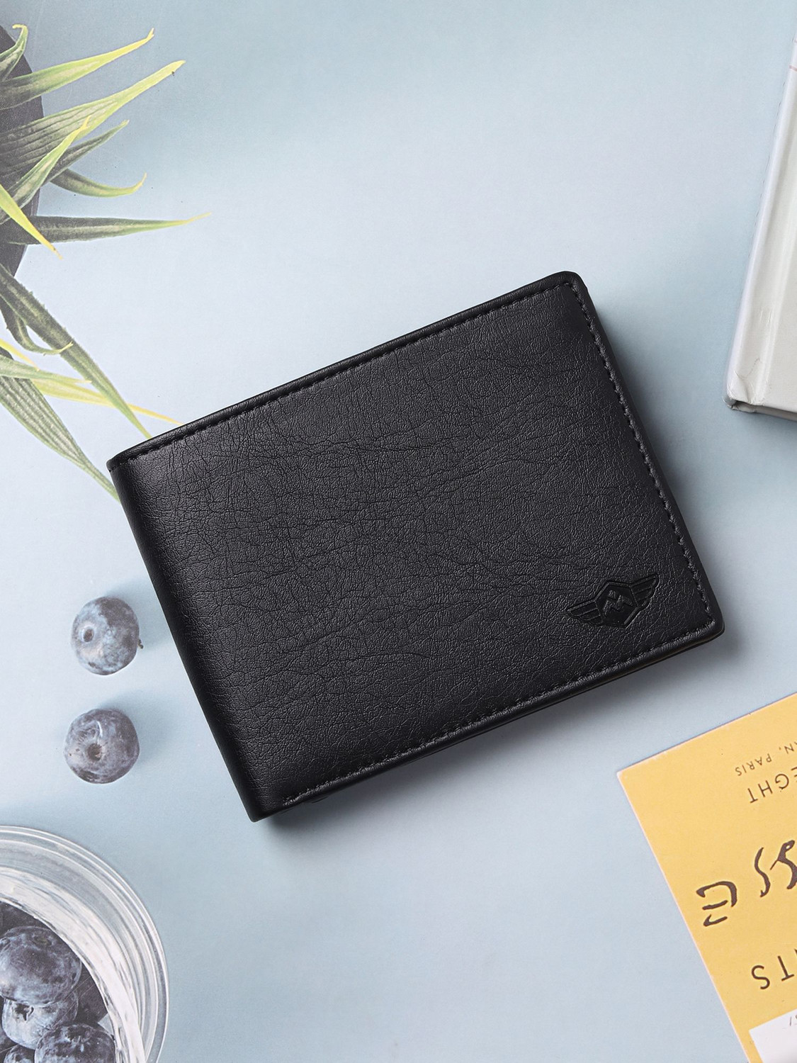 METRONAUT Men Casual, Evening/Party, Formal, Travel, Trendy Black Artificial Leather Wallet