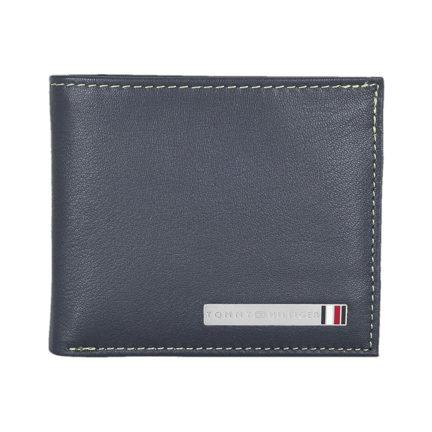 TOMMY HILFIGER Men Casual Blue Genuine Leather Wallet