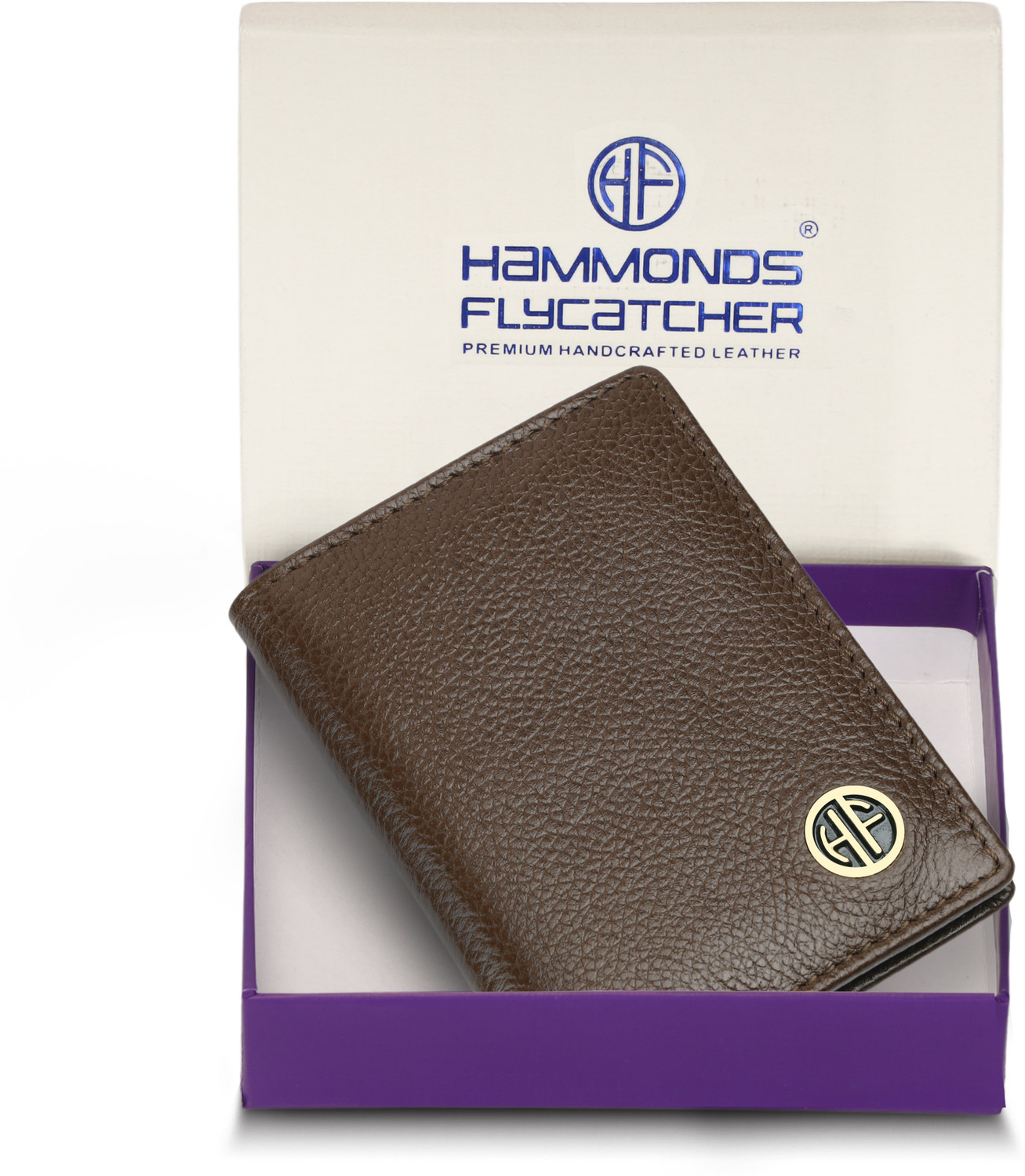Hammonds Flycatcher Men & Women Formal Brown Genuine Leather Card Hold
