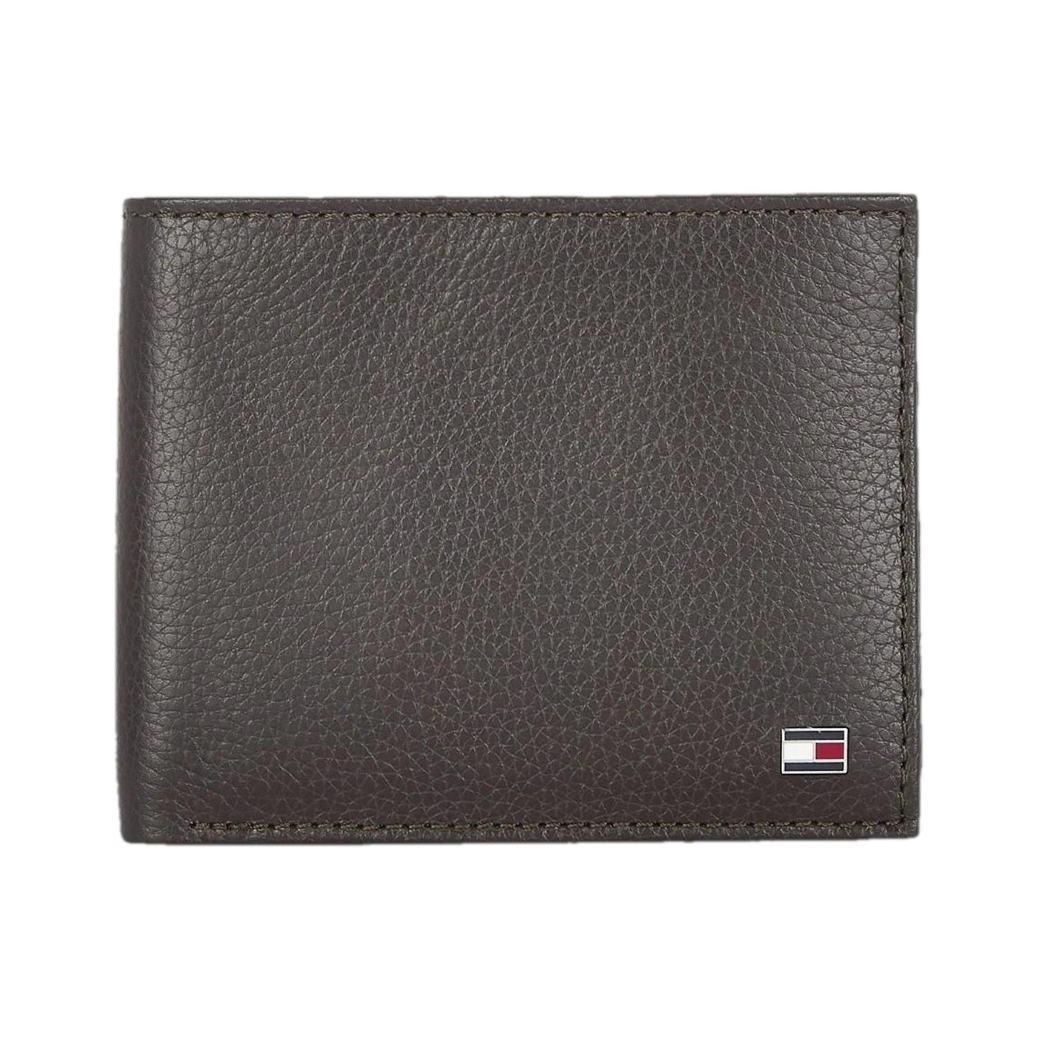 TOMMY HILFIGER Men Casual Brown Genuine Leather Wallet