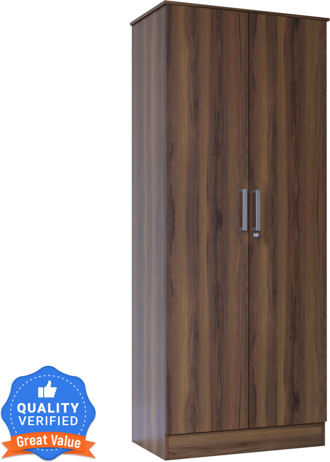 Image of Flipkart Perfect Homes Julian Engineered Wood 2 Door Wardrobe