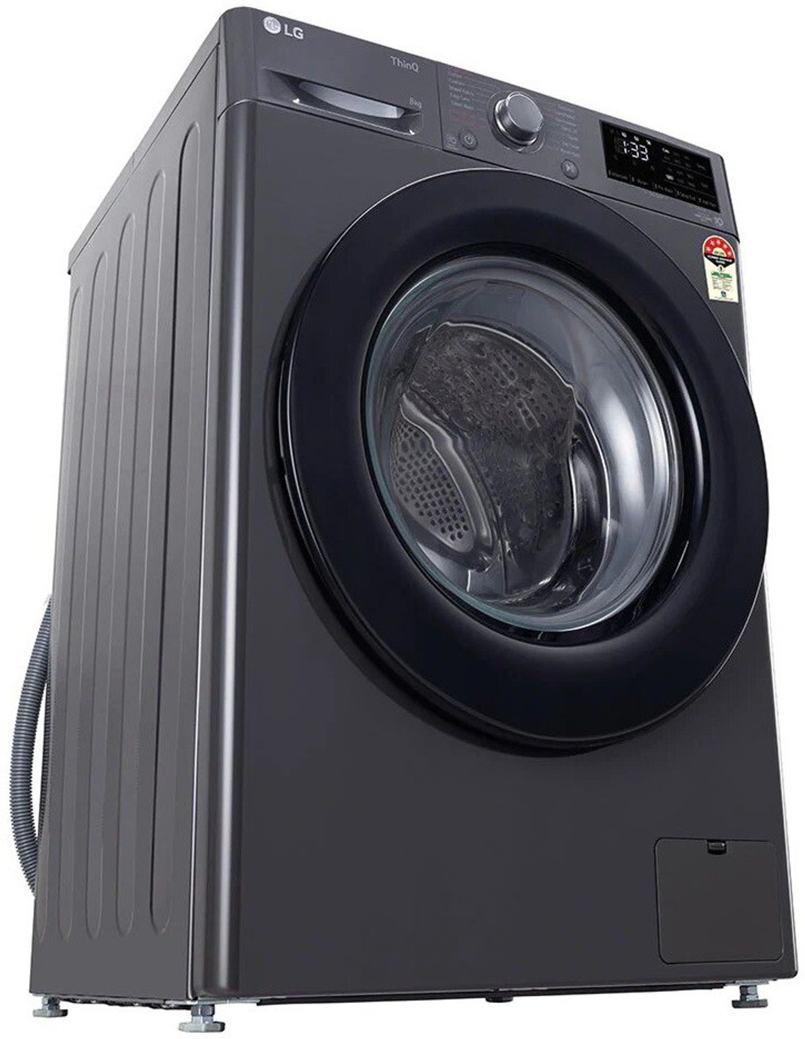 Image of LG 8 kg AI Direct Drive Technology Fully Automatic Front Load Washing Machine Black (FHV1408Z2M)