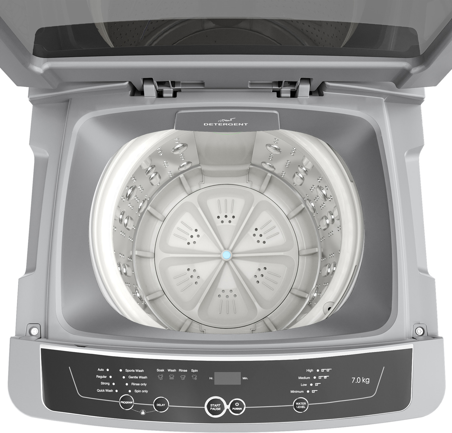 Image of Godrej 7 kg 5 Star With Tidal Wash Technology Washing Machine Fully Automatic Top Load Grey