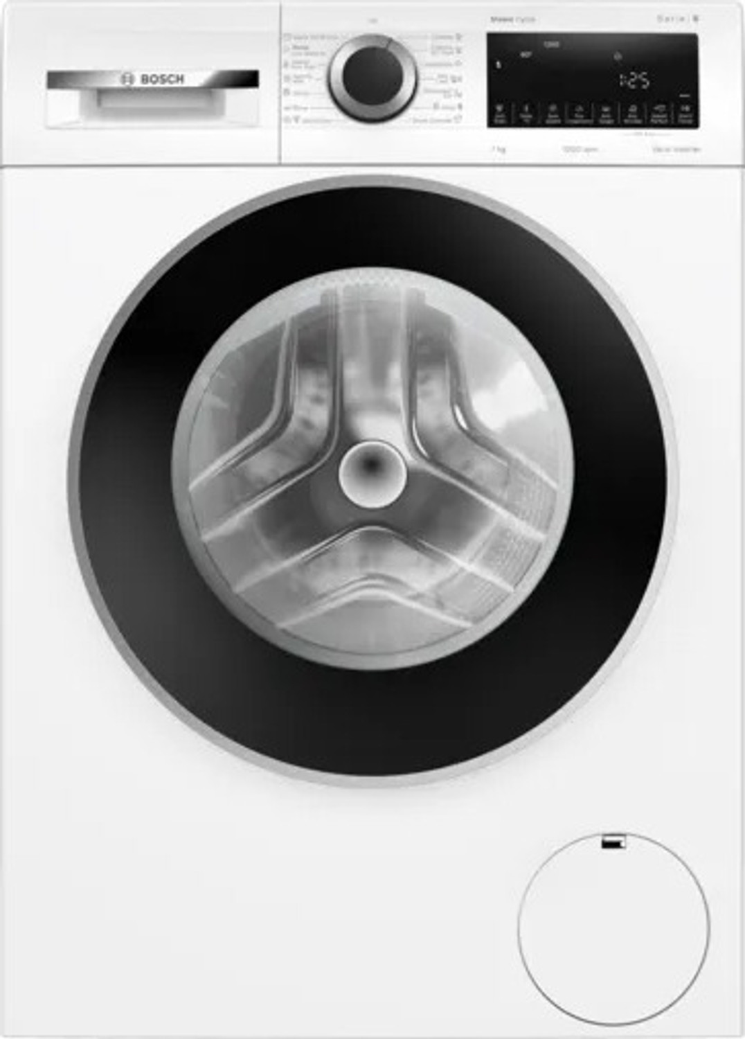 Image of BOSCH 7 kg Fully Automatic Front Load with In-built Heater White (WGA12200IN)