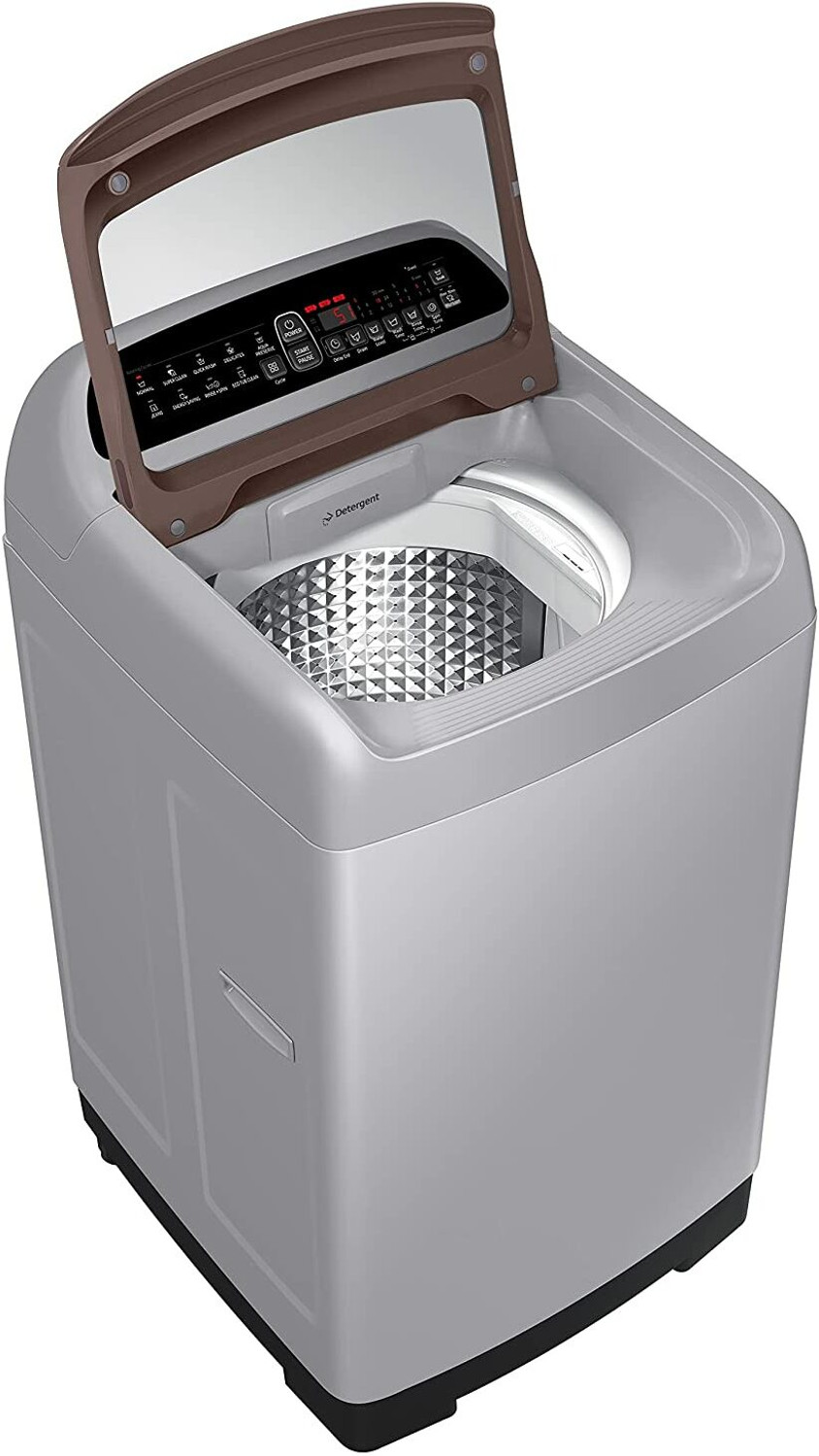 Image of Samsung 6.5 kg Inverter 5 star Wobble Technology Fully Automatic Top Load Washing Machine Silver
