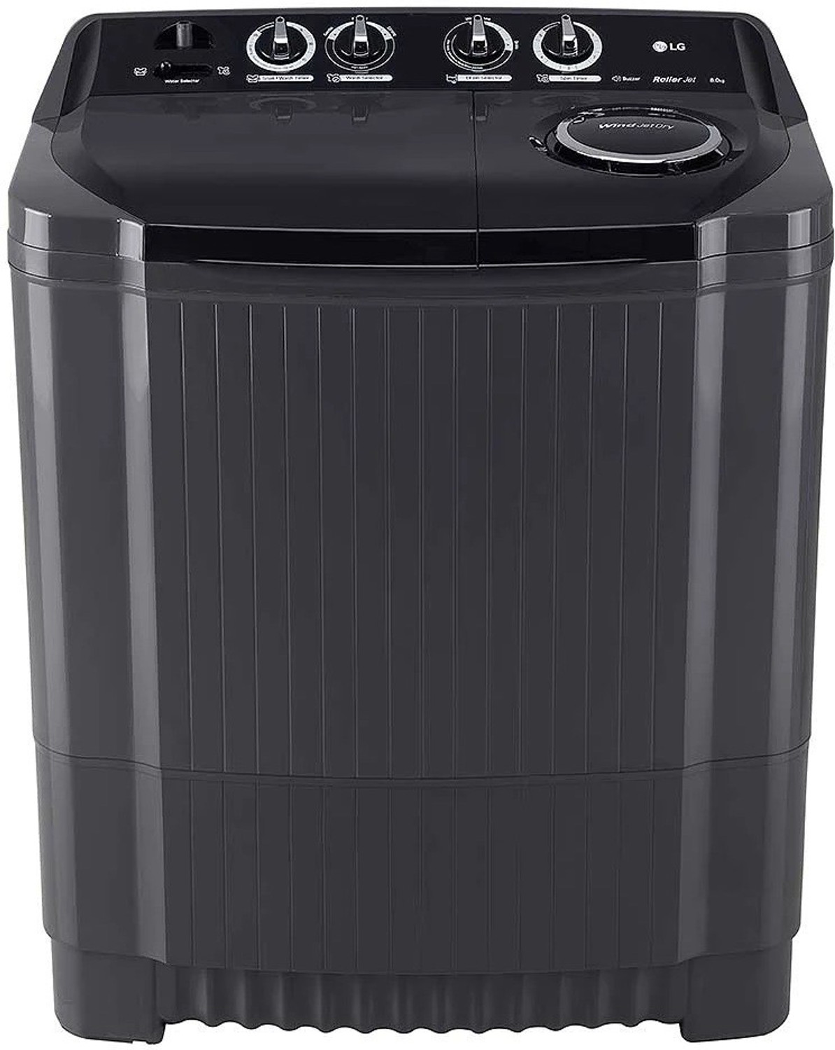 Image of LG 8 kg Semi Automatic Top Load Washing Machine Black