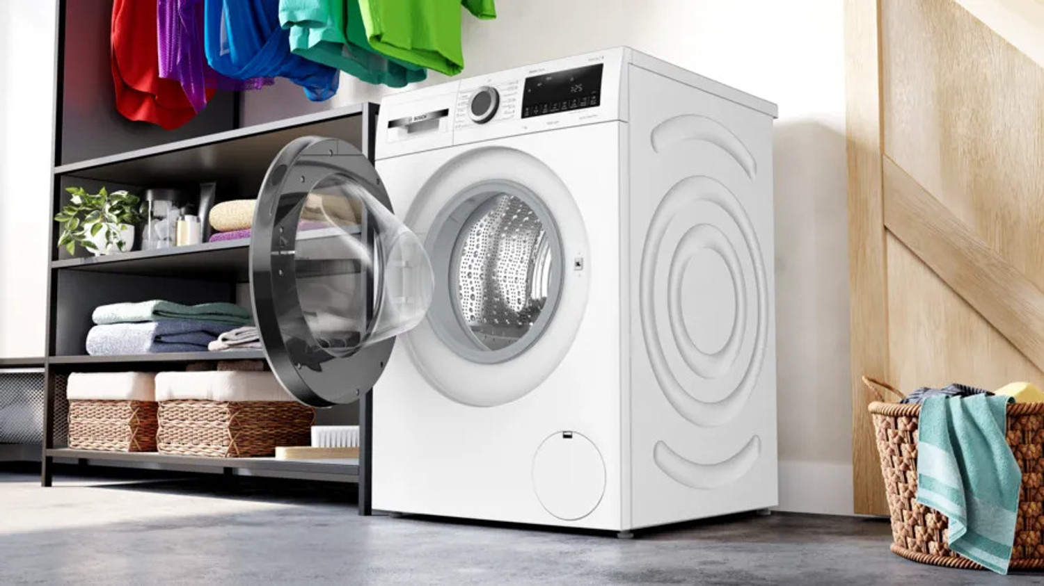 Image of BOSCH 7 kg Fully Automatic Front Load with In-built Heater White (WGA12200IN)