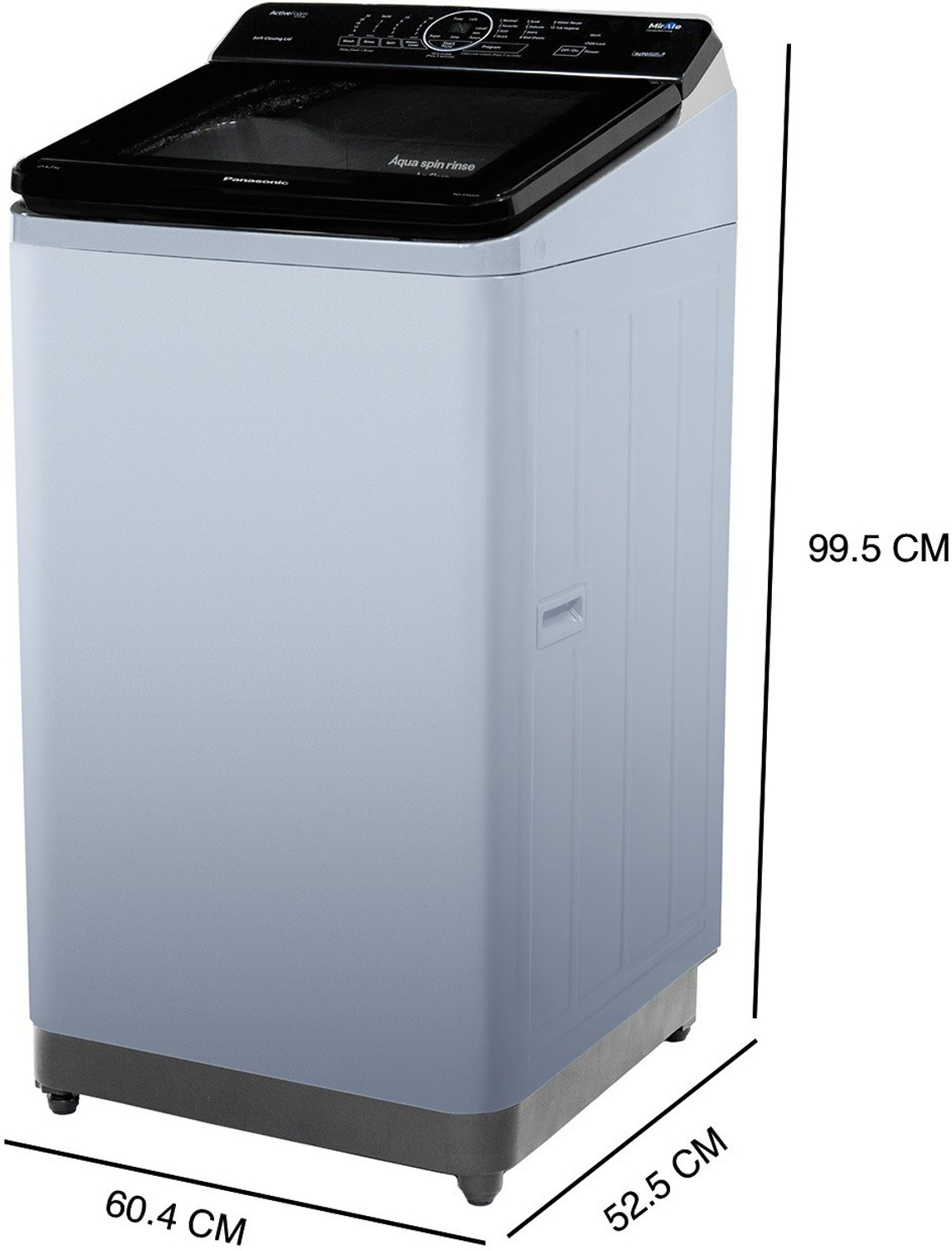 Image of Panasonic 7 kg Wi-Fi Enabled Smart Washing Machine Fully Automatic Top Load Silver