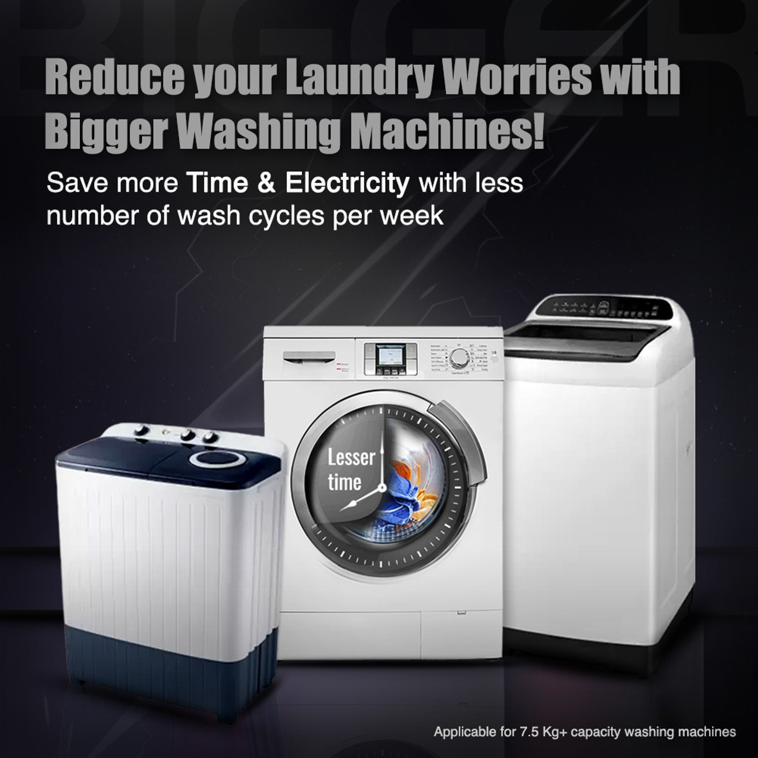 Image of Samsung 8.5 kg 5 star Semi Automatic Top Load Washing Machine White, Grey