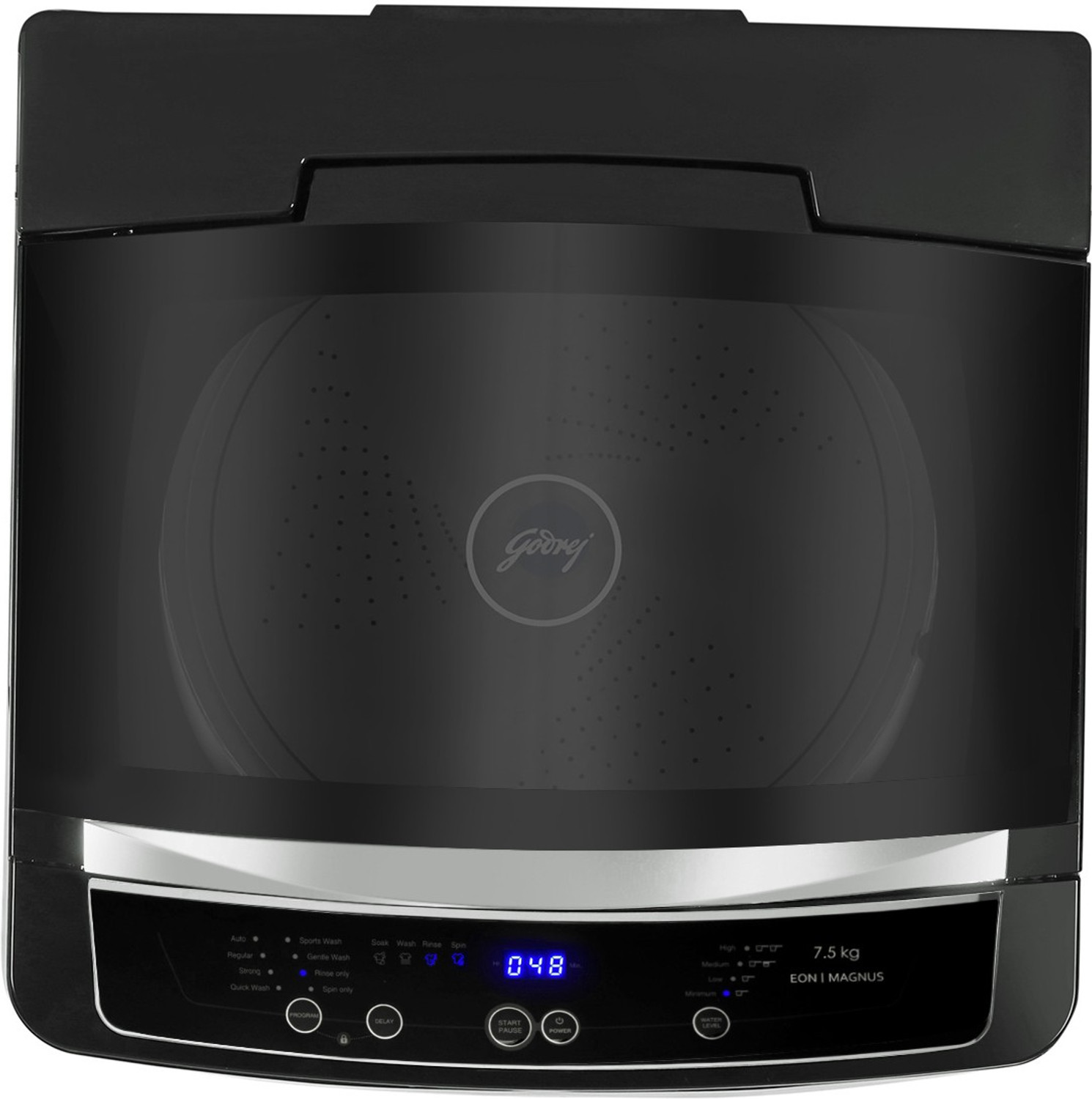 Image of Godrej 7.5 kg with Roller Coaster Wash Technology Fully Automatic Top Load Washing Machine Black