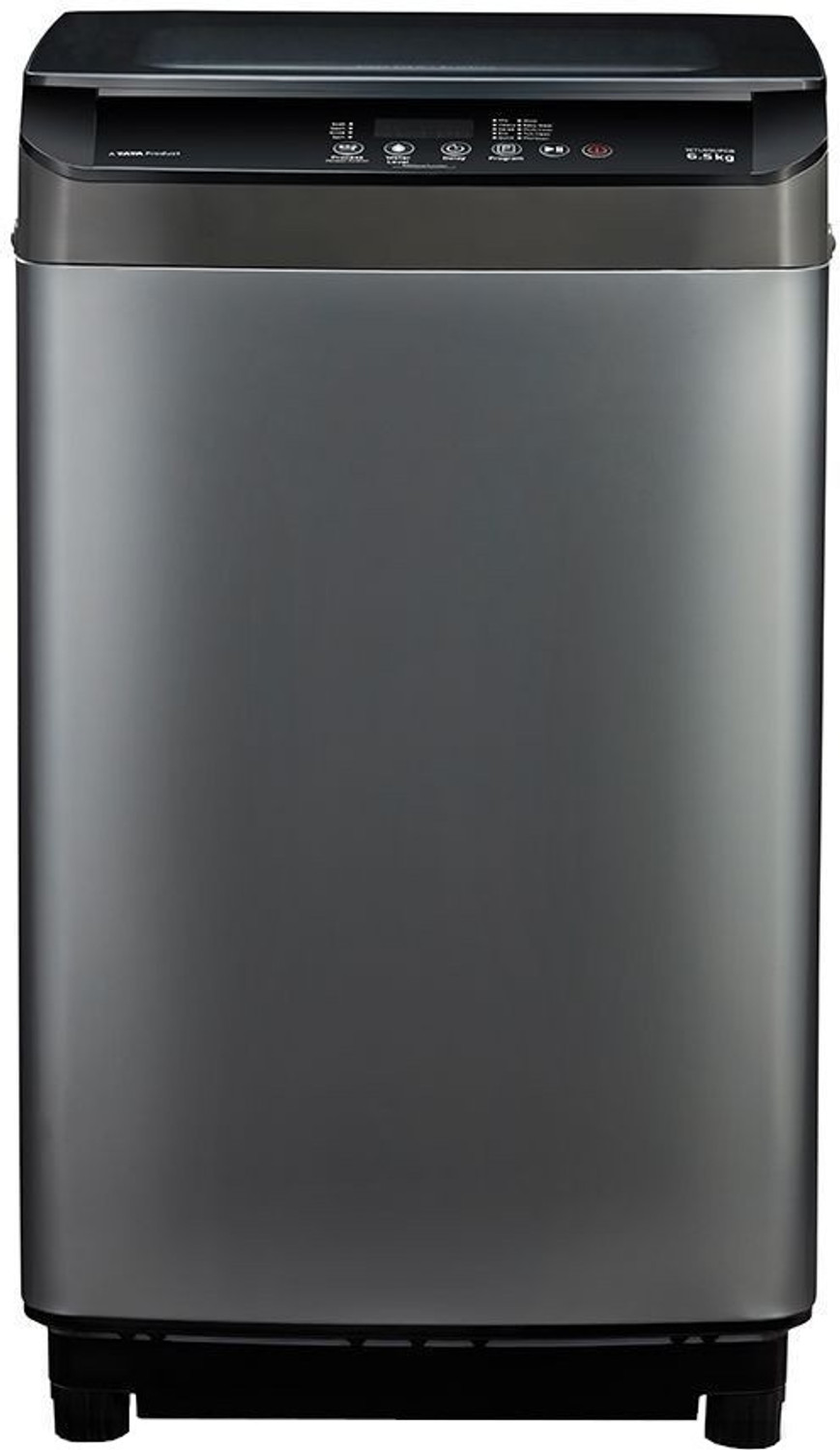 Image of Voltas Beko by A Tata Product 8 kg with Double waterfall, Monsoon dry and Waterproof IPX4 panel Fully Automatic Top Load Washing Machine Grey