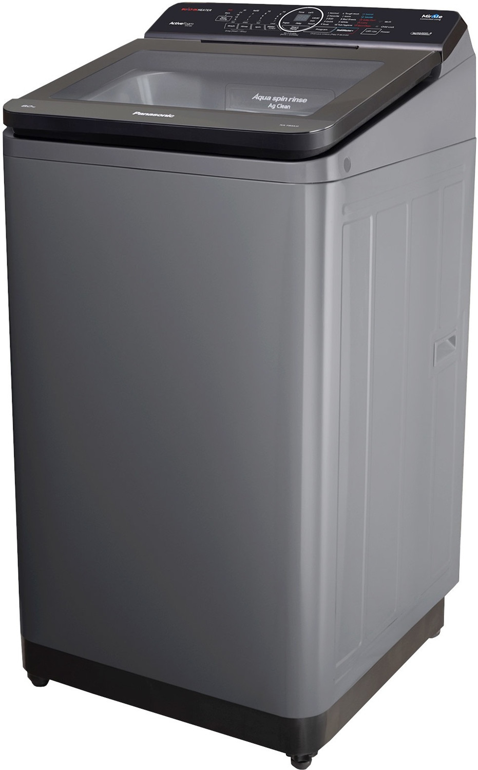 Image of Panasonic 8 kg with Wi-Fi Enabled Fully Automatic Top Load Washing Machine with In-built Heater Grey